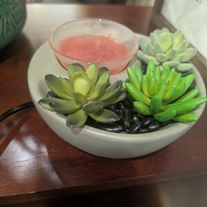 Scentsy Faux Succulent Arrangement Wax Warmer